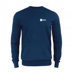 STICKAD TRÖJA RUNDHALS HERR